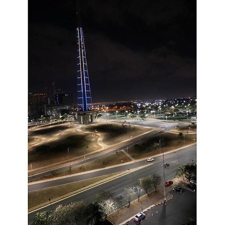 Flat Encantador No 7º Com Vista Pra Torre De Tv Brezilya Dış mekan fotoğraf