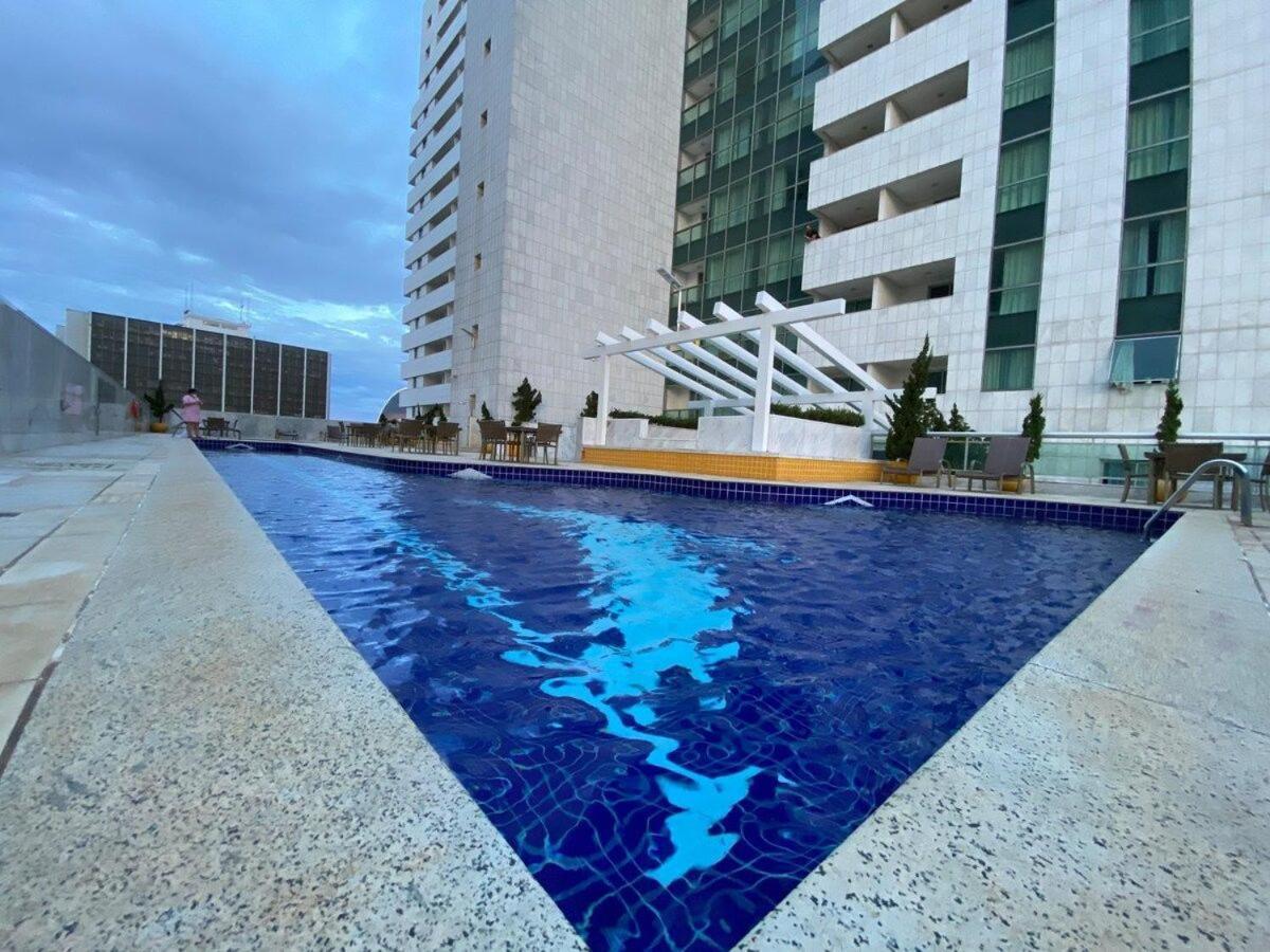 Flat Encantador No 7º Com Vista Pra Torre De Tv Brezilya Dış mekan fotoğraf