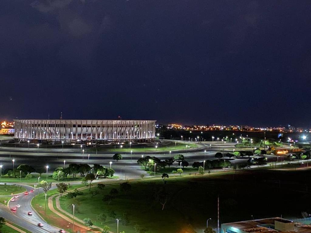 Flat Encantador No 7º Com Vista Pra Torre De Tv Brezilya Dış mekan fotoğraf